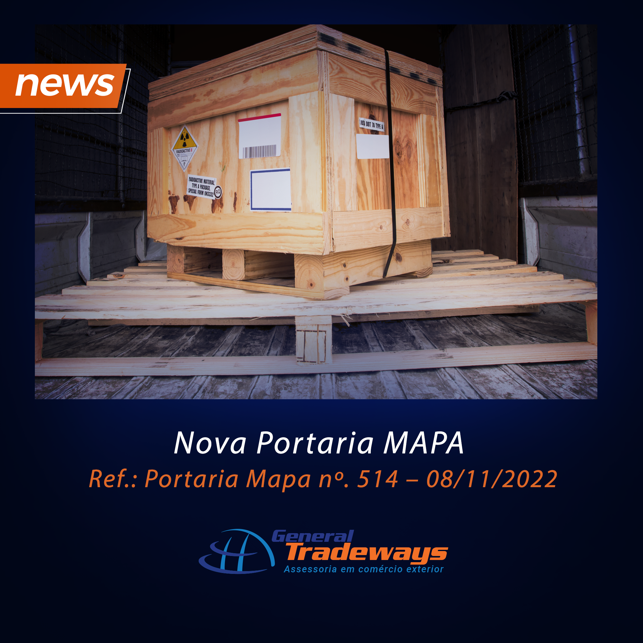 Uma Nova Portaria MAPA nº. 514 – 08/11/2022