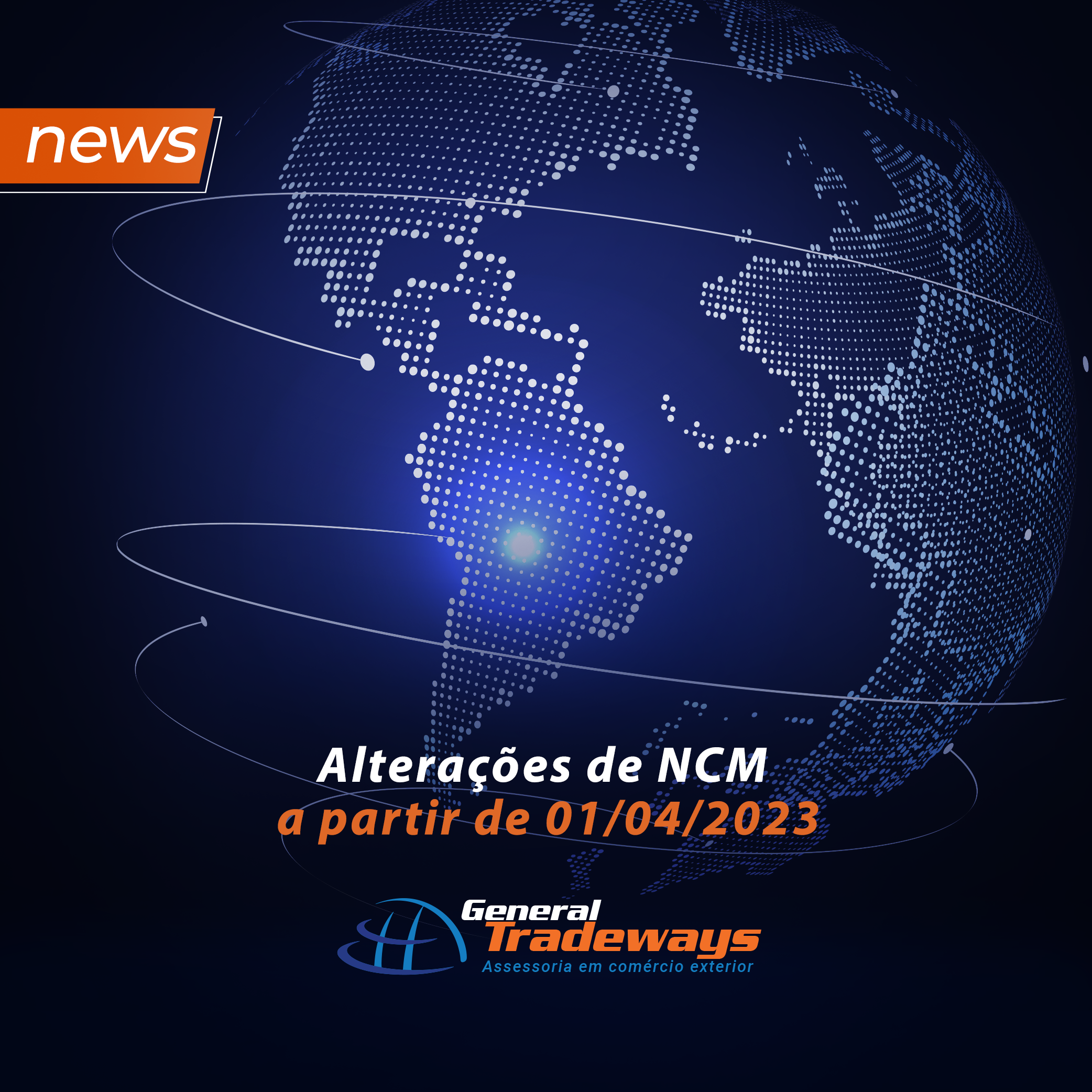 Alterações de NCM a partir de 01/04/2023